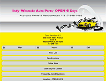 Tablet Screenshot of indywestsideauto.com